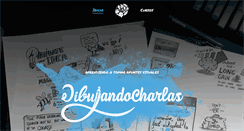 Desktop Screenshot of dibujandocharlas.com